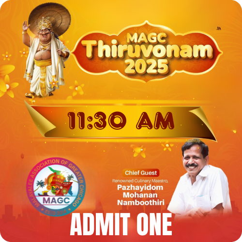 11:30 AM : MAGC 2025 ONASADHYA