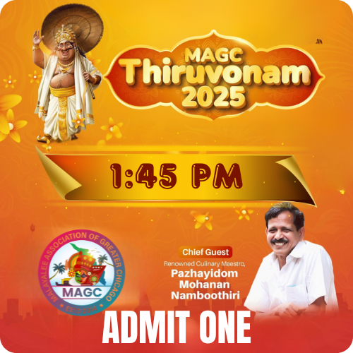 1:45 PM : MAGC 2025 ONASADHYA